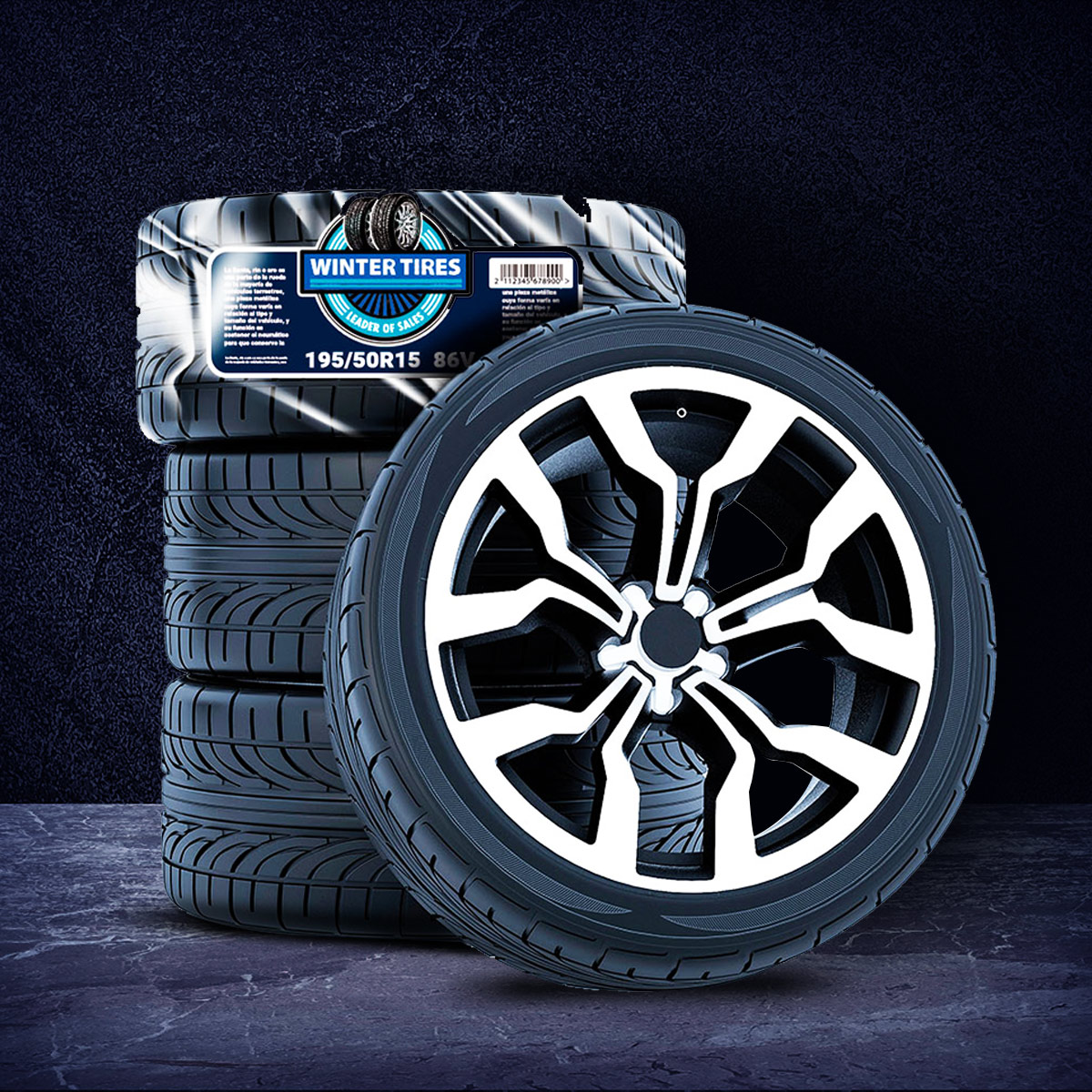 etiqueta para empaque automotriz